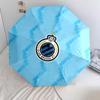 Club Brugge KVpattern, automatic folding umbrella, portable and foldable design, 8 ribs, a Christmas or birthday gift.