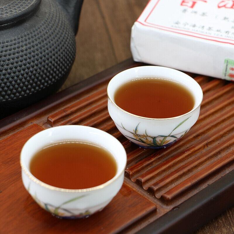 2020 Haiwan Alter Genosse Shu Puer Tee 7588 Yunnan Reifer Pu-erh Tee Ziegel 250g 201