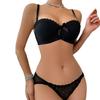 Girls' Underwear Set Embroidered Butterfly with Steel Rim Underwear, Anti Slip Fashion Women's Sexy Bra