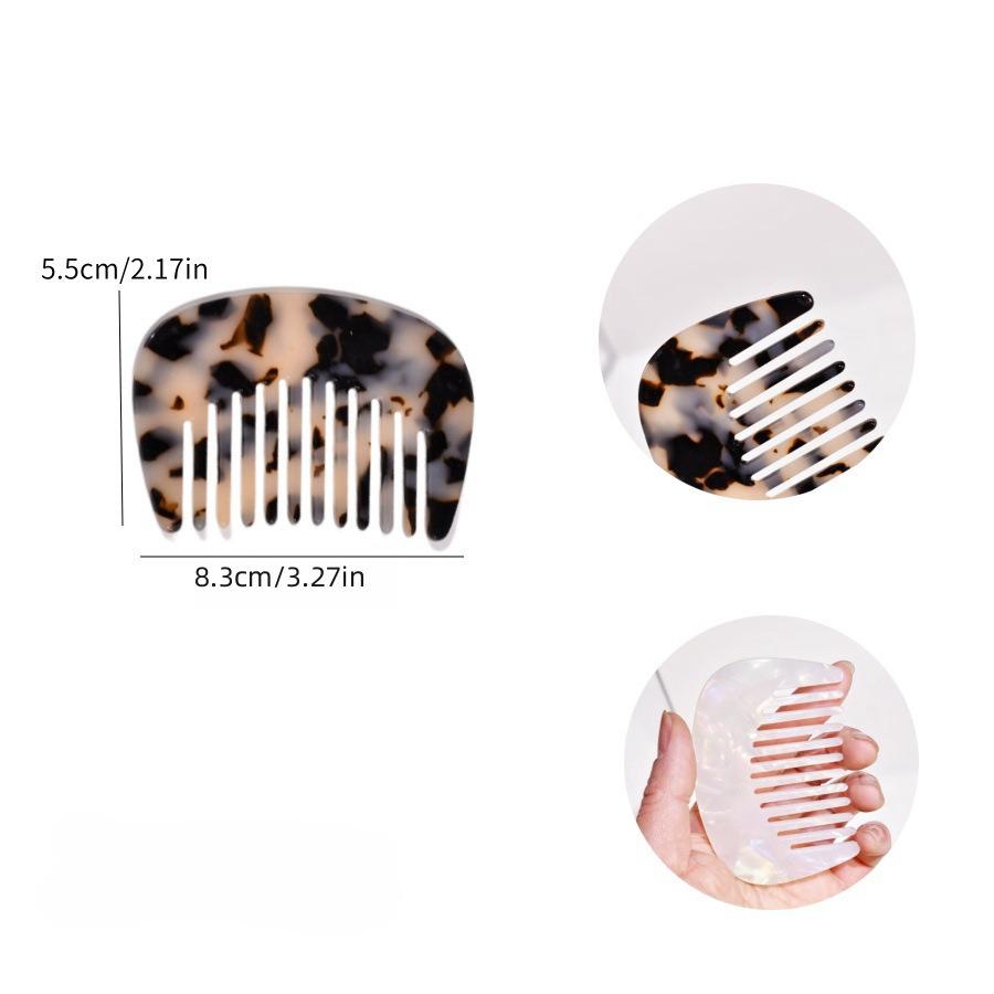 Acetic Acid Hair Comb Multi Color Portable Easy To Carry Small Comb Holiday Traveling Pocket Comb Hairdressing Styling Tools