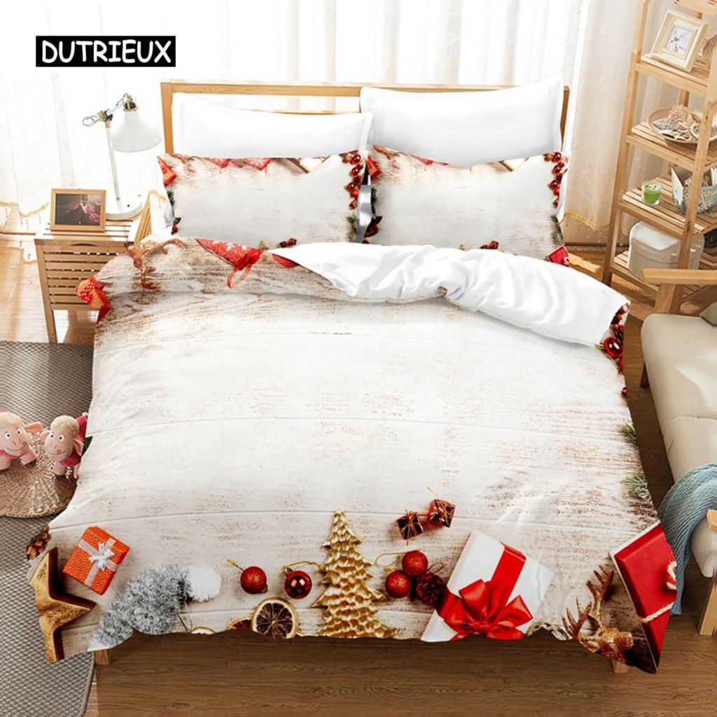 Fireplace Christmas  Bedding Set Duvet Cover Set 3d Bedding Digital Printing Bed Linen Queen Size Bedding Set Fashion Design