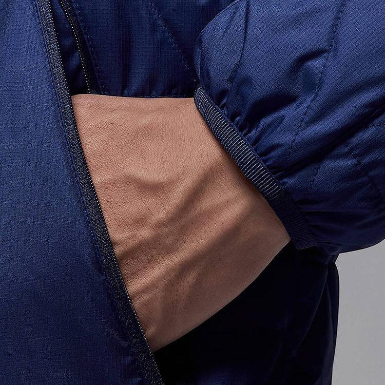 Jordan Sport Therma-Fit Logo Warm Woven Hooded Long Sleeve Cotton Jacket Men Jackets FZ3163-492