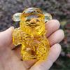 Crystal Glass God of Wealth Ornament: Home & Wedding Decoration Gift