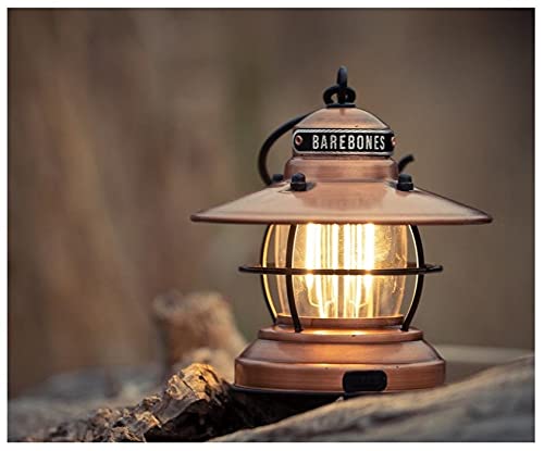 Barebones Living Mini Edison Lantern Copper, Set of 3 (LIV-278) [Parallel Import]