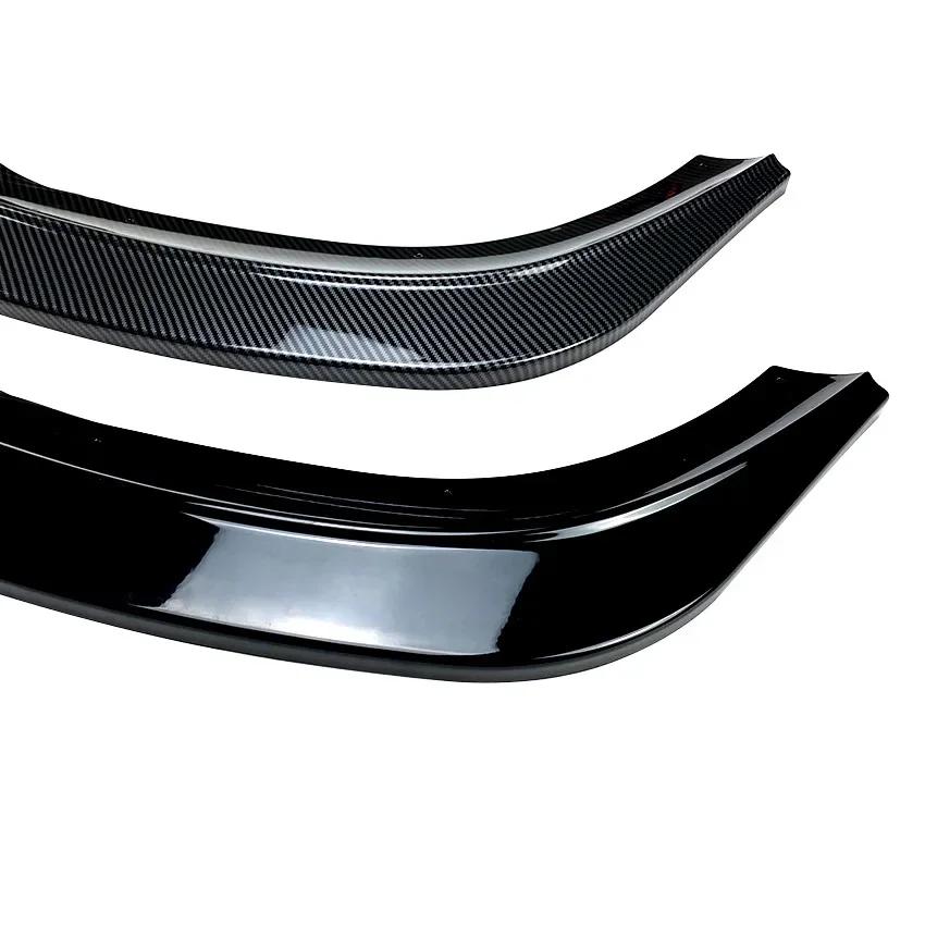 For Volkswagen VW ID.3 ID3 2019 2020 2021 2022 Car Front Bumper Lip Splitter Spoiler Diffuser Guard Auto Body Kits Cover Tuning
