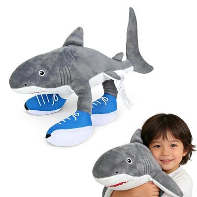 Italienischer Brainlot 37cm Tralalero Tralala Tuntuntunsaful Haifisch Plüschtier, Charakter Körperkissen, Internet-Meme, Weich, Niedlich, Raumdekoration, Kinder,