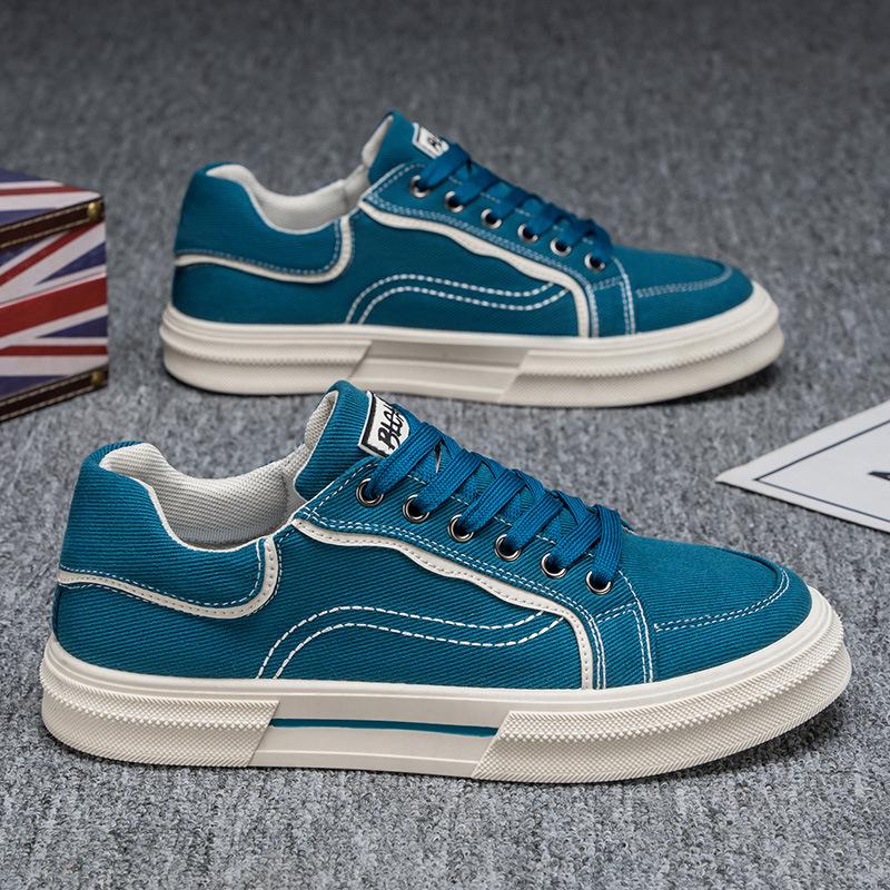 Canvas shoes men's summer breathable casual soft baseplate shoes youth sports shoes Korean version versatile simple cloth shoes 2025