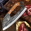 Kitchen Chef Knife Effort Saving Chopping Knife Ultra-sharp Slicing Knife Handmade Forged Butcher Cleaver Knife Boning Knife
