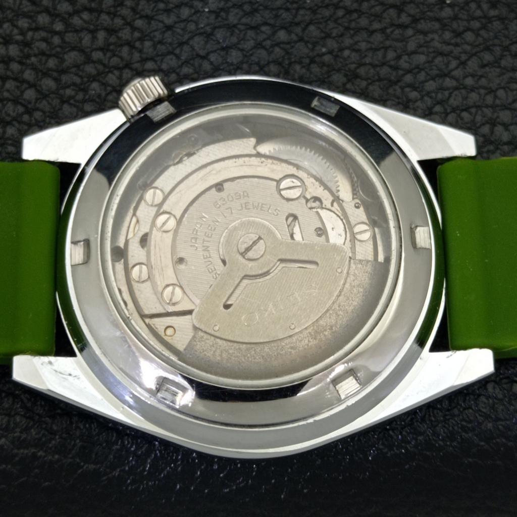 AUTOMATIC VINTAGE REFURBISHED SEIKO 5 JAPAN MENS GREEN DIAL WATCH a440535-9 Sk-a440535-1