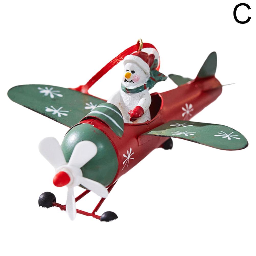 

Ретро железный рождественский кулон в старинном стиле Санта-Клаус рождественское подвесное украшение елка Decora Q4Z2 C-1pcs