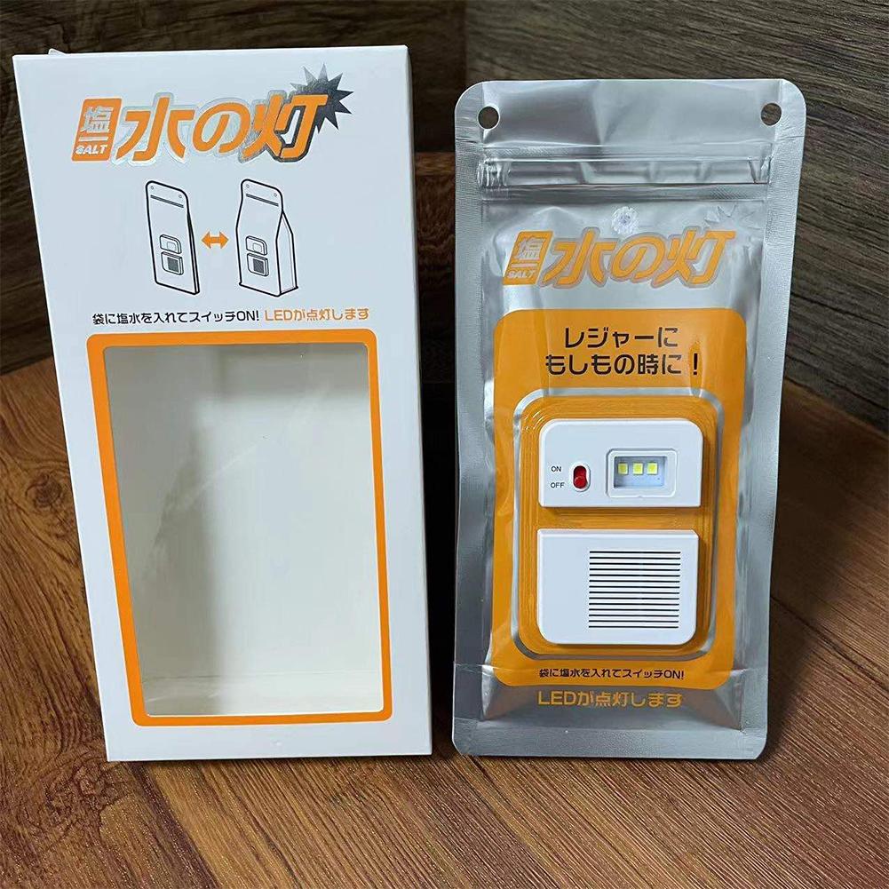 Portable Outdoor Camping Lamp Salt Water LED Emergency Lamp for Camping Night Fishing Lamp 50 LM Energy Saving Lamp