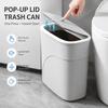 Odor-Free Waterproof Garbage Bin Slim Narrow Gap Living Room Dustbin  Home Use