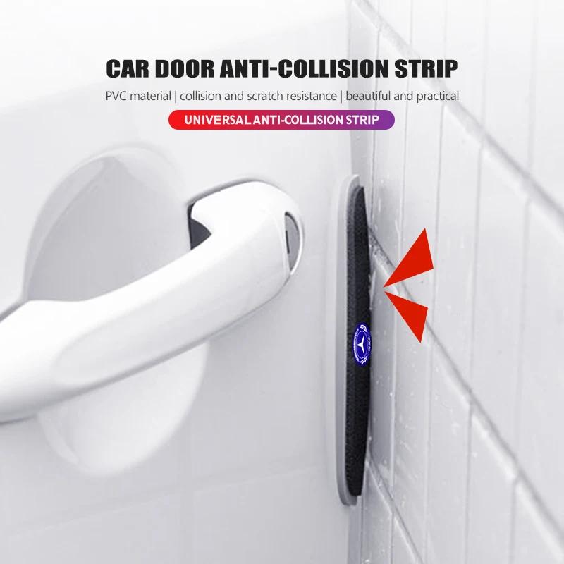 4pcs Car Anti Collision Strips Body Door Protector Stickers For Mercedes Benz W211 W124 W176 W177 C180 C200 C260 C300 GLC CLE