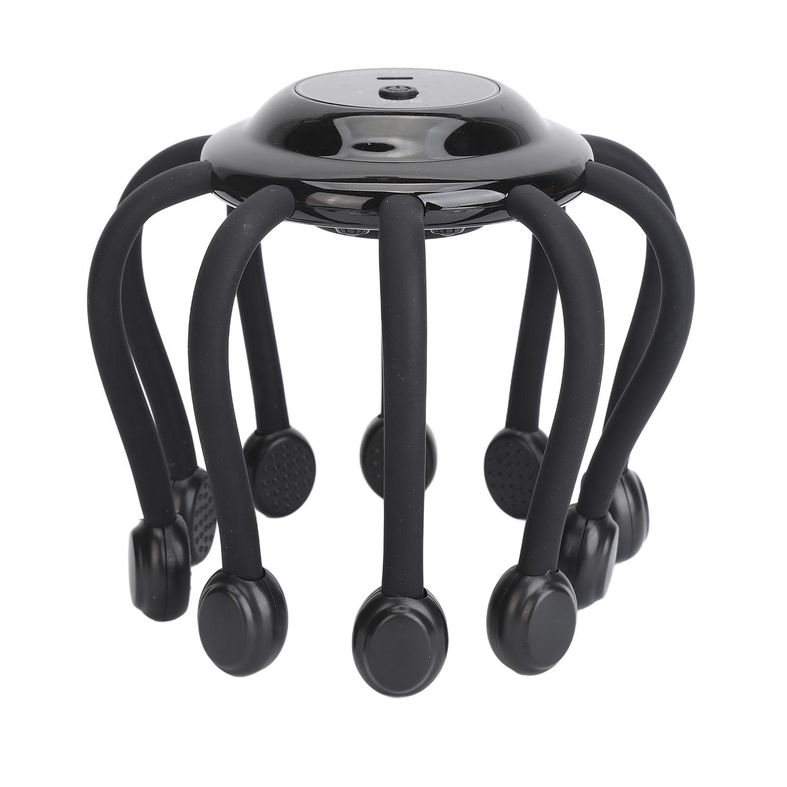 

Electric Head Massager with 10 Massage Magnets 5 Modes Red LED Headache Relief Claw Scalp Massager