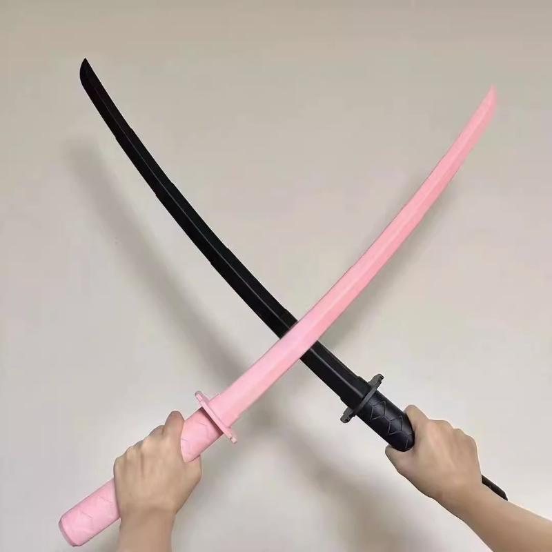 3D Printing Retractable Plastic Samurai Sabre, Cos Samurai Model Toy, Decompress The Gravity Swinging Knife