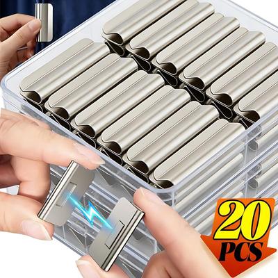 20/2PCS Strong Magnetic Curtain Clips for Prevent Light Leaking Keep Curtain Closed for Home Bedroom Office Curtain Draperies