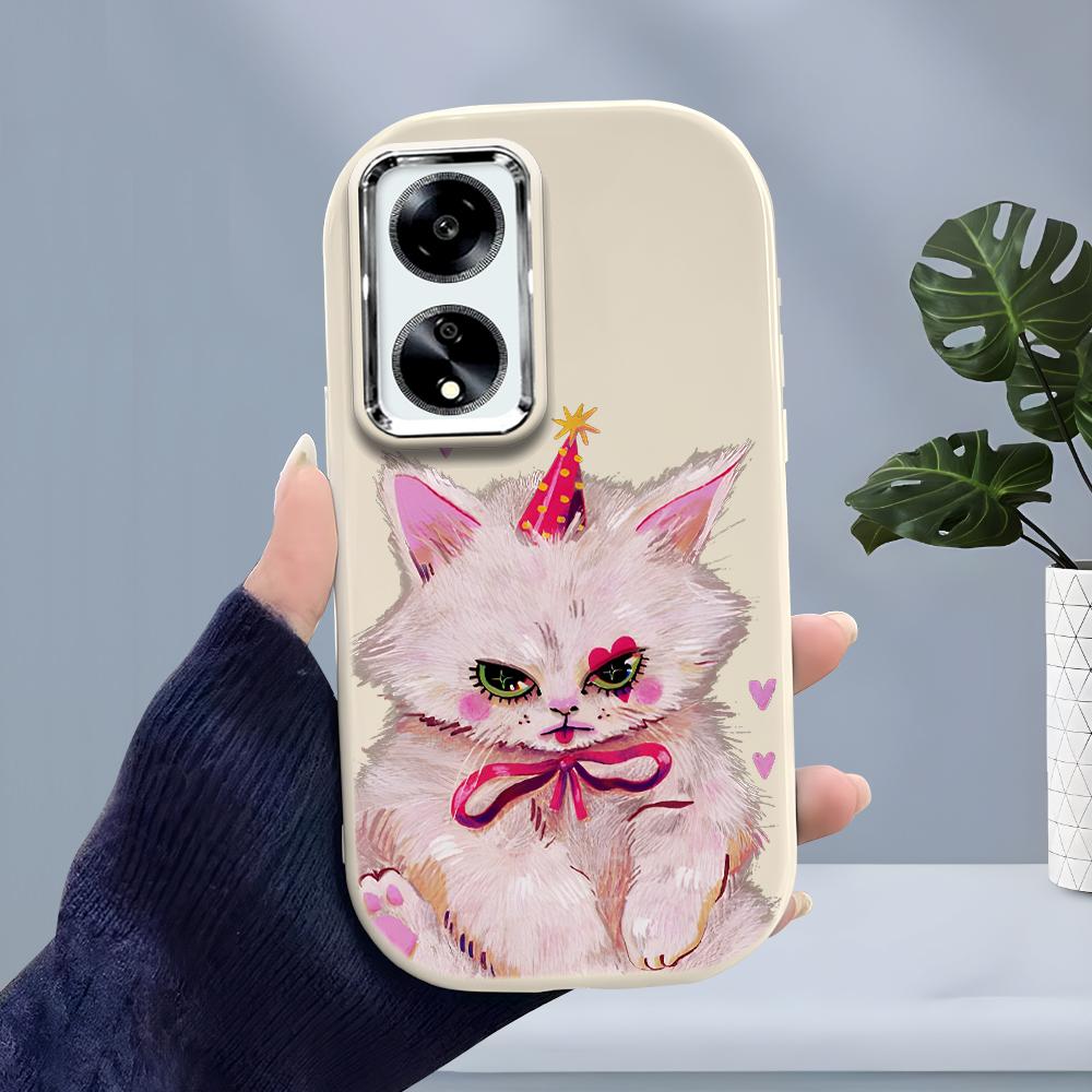 Jednobarevný stříbrný okraj čočky měkký tekutý silikon nárazuvzdorný obal na telefon pro iPhone Samsung Huawei Honor Xiaomi Redmi OPPO Realme Vivo Infinix Tecno