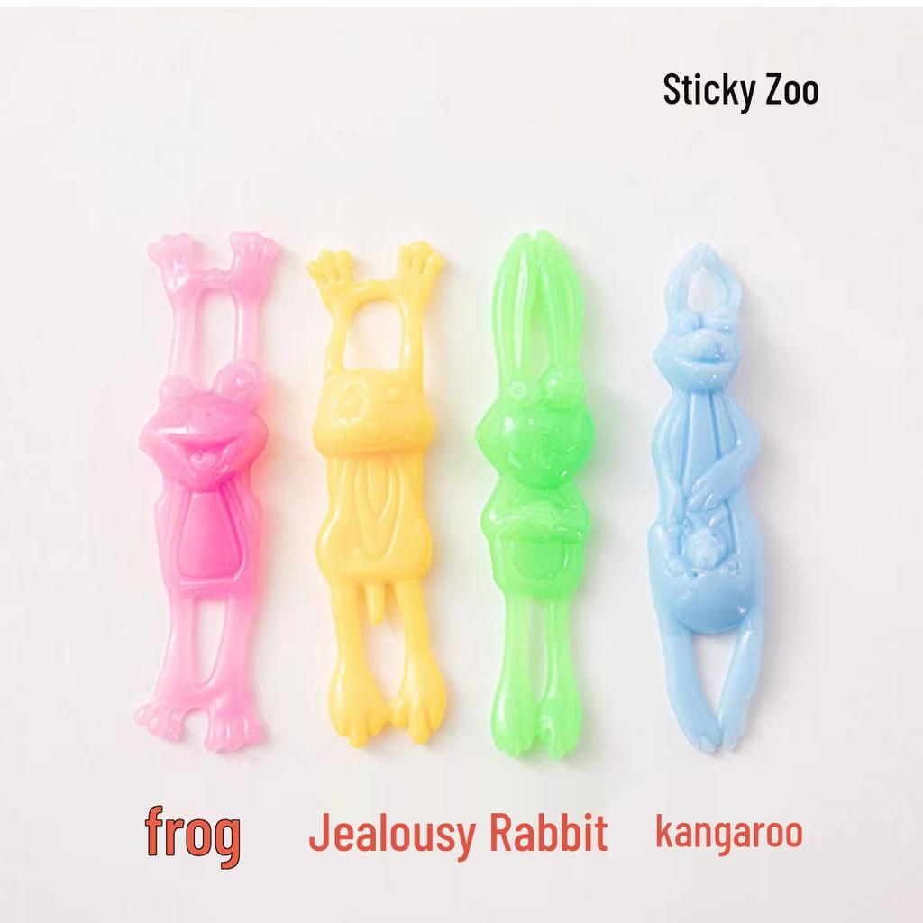 Sticky Halloween Climbing Toys: Ghosts, Pumpkins, Cicadas, and Monkeys.