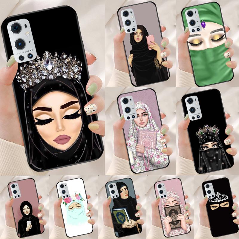 Muslim Islamic Gril Eyes Hijab For Realme 11 10 12 13 14 Pro Plus GT 7 6 5 Pro GT 6T C67 C61 C53 C51 C21Y C25S C75 C55 Case