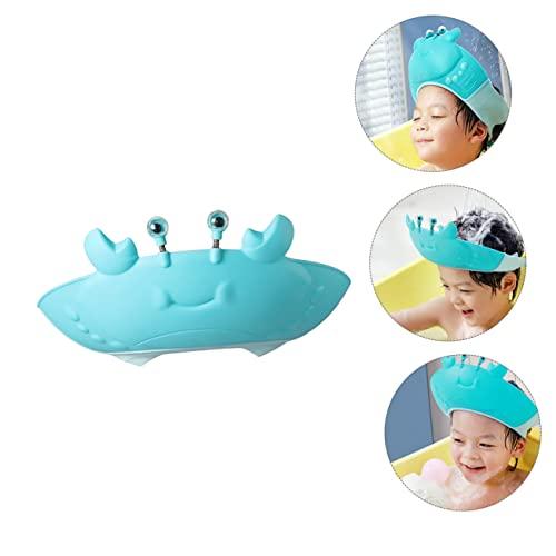 Baby Hair Washing Hat - Shampoo Cap for Kids - Bathing Hat with Eyes & Ears Design - Waterproof Bath Cap