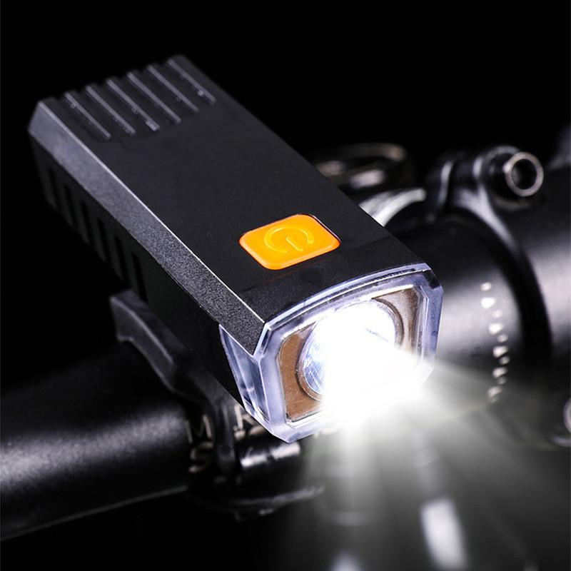 Usb Rechargeable Bike Headlight Cycling Accessories Night Riding Bicycle Light Flashlight For All Cycling Road Mountain Bike