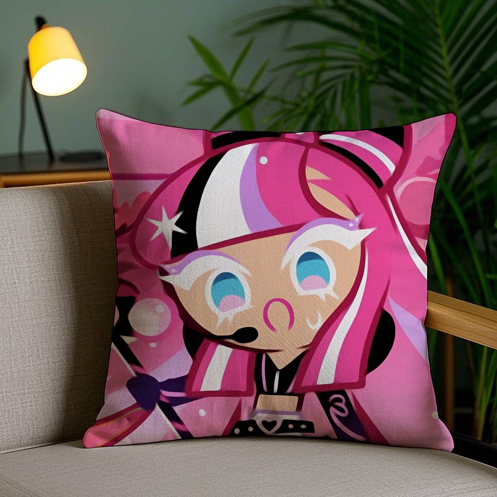 

Vedio Game C-Cookie R-Run K-Kingdom Pillow Case Anti-dustmite Invisible Zipper Sofa Bed 12x12Inch