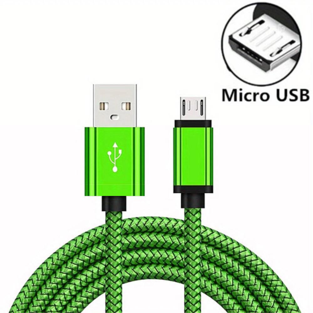 Micro USB Cable Data Sync 2A Fast Charging 1/3/5pcs Nylon Braided Charger Cable For Samsung Huawei HTC Android USB Micro Phone