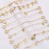 1pc 8-9cm Bracelet Safety Chain High Color Retention Gold Plating Safety Chain Tassel Pendant Chain Accessories DIY Handmade