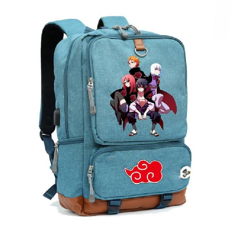 Sac à dos surdimensionné Naruto grande capacité pour le voyage et l'école