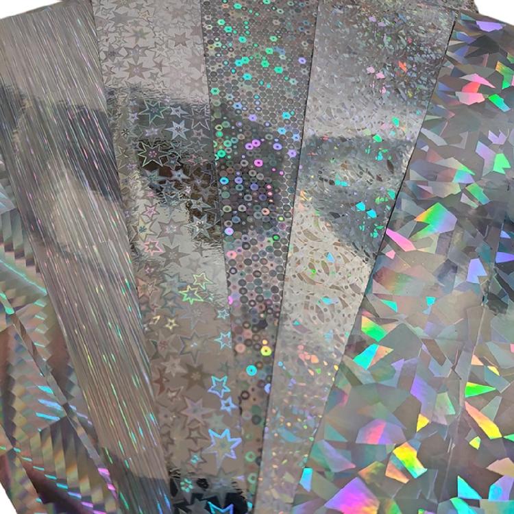 10Pcs Holographics Adhesive Film Hard Baits Lure Stickers Fishes Scale Lure Tape