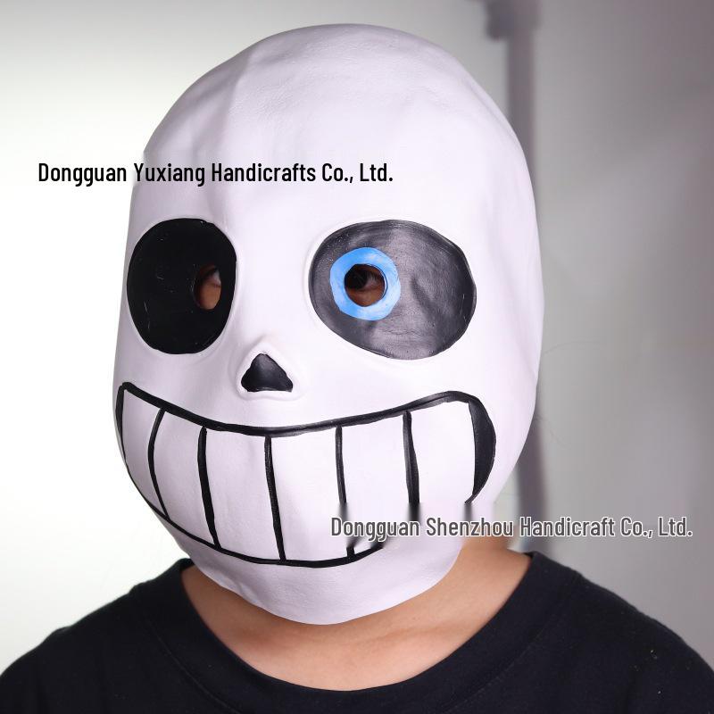 Legendary UnderTale Sans Latex Mask for Halloween Cosplay or Pranks