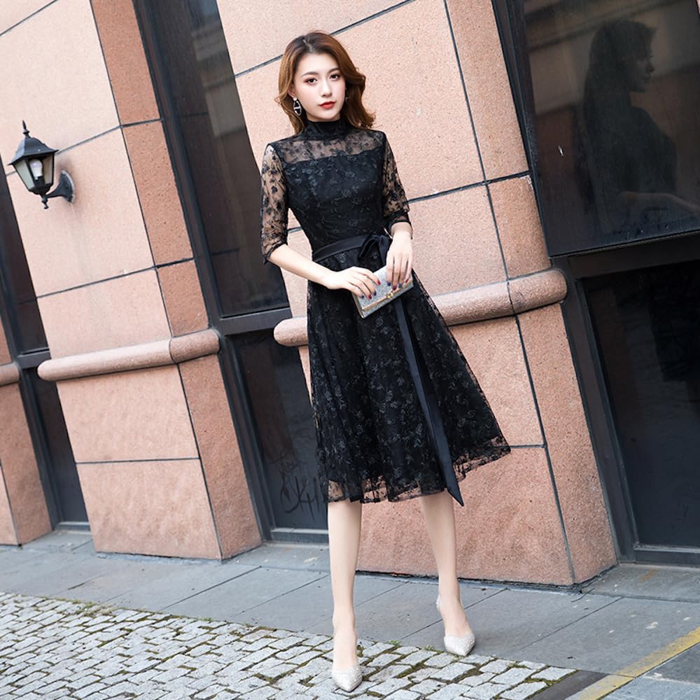 Svadobné párty šaty EightSTAR Ideálne pre a čipkované šaty Vhodné pre ženy vo veku 20 a 30 rokov Šaty Šaty strednej dĺžky, Ženy, Hostia,