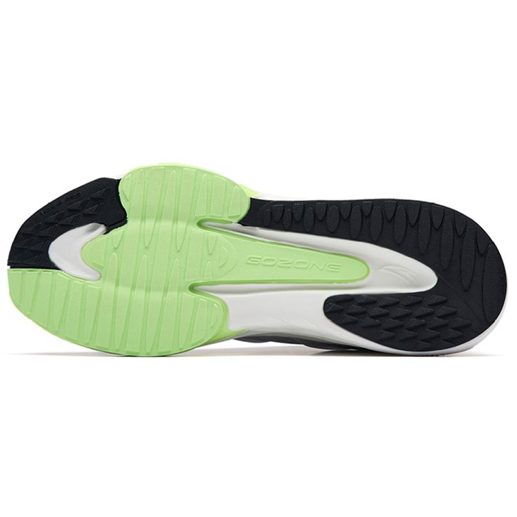 Anta Wormhole Technology Running Series Low-Top Running Shoes Men Sneakers Gray Black 112215587S-4