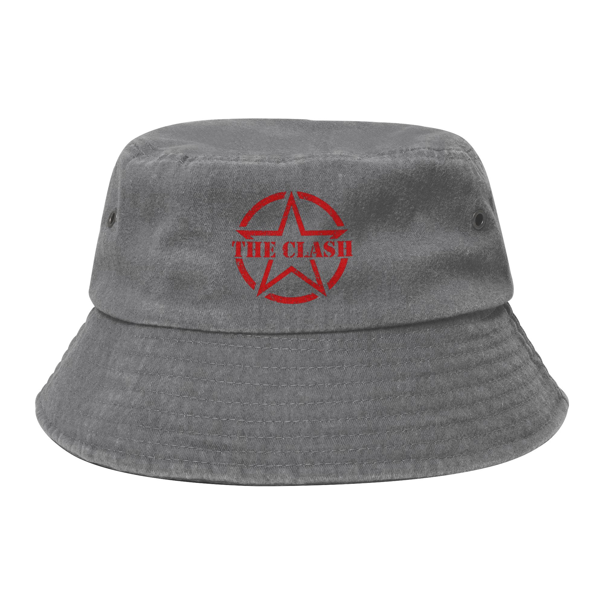 The Clash Bucket Hats for Unisex Travel Floppy Hat Streetwear Packable for Outdoor FisherUnisex Hats Bob Hat One Size