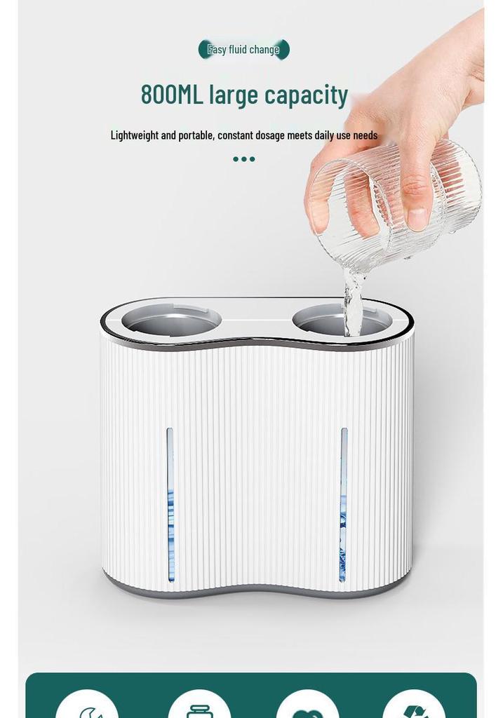 M11 Dual-Head Smart Foam Soap & Sanitizer Dispenser