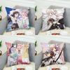 Puella Magi Madoka Magica Pillow Case For Car Sofa Decorative Home Doublesided Print Plush Square Throw Pillow Cushion Cover