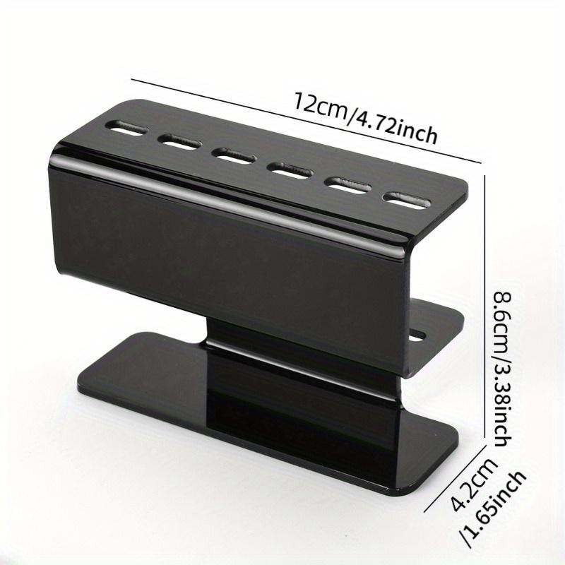 Akrylový držák na kleštičky na řasy Stojan na 6 otvorů Pinzety Stojánek Držák na prodlužování řas Nástroj na líčení