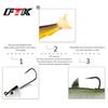 FTK Fish Type Lead Head Soft Fish 5.5cm10g 7.5cm25g 11cm 45G Road Sub-bait Crank Hook Artificial Soft Fish Bionic Bait
