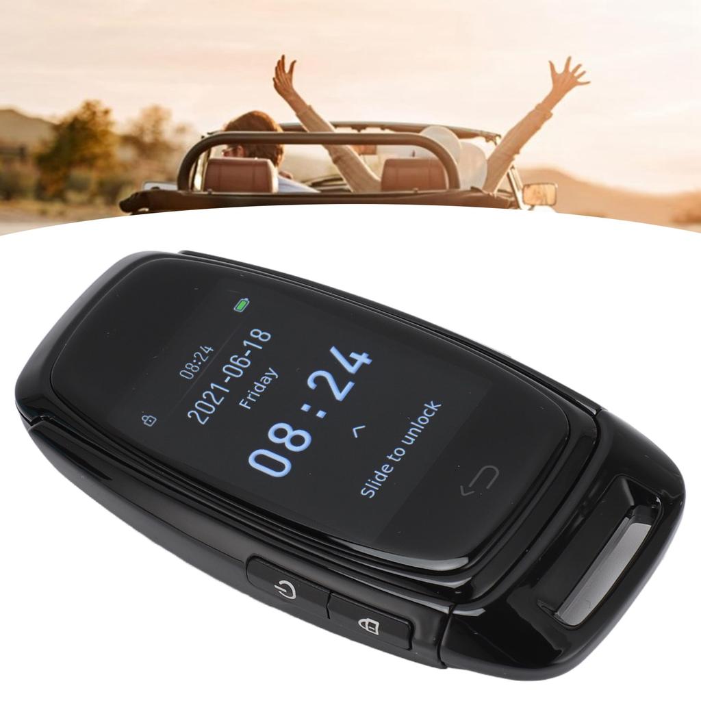 2.0 Inch LCD Screen Smart Key Keyless Entry Remote Control Car Key Replacement Accessory for Start Stop Engine Button