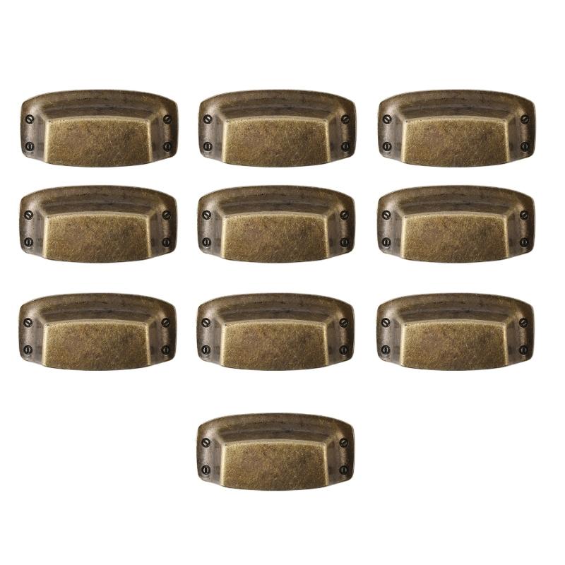 Ergonomic Curvilinear Form Handles for Drawer Entrances Offering Traditional Look and Strong Construction for Residential Application