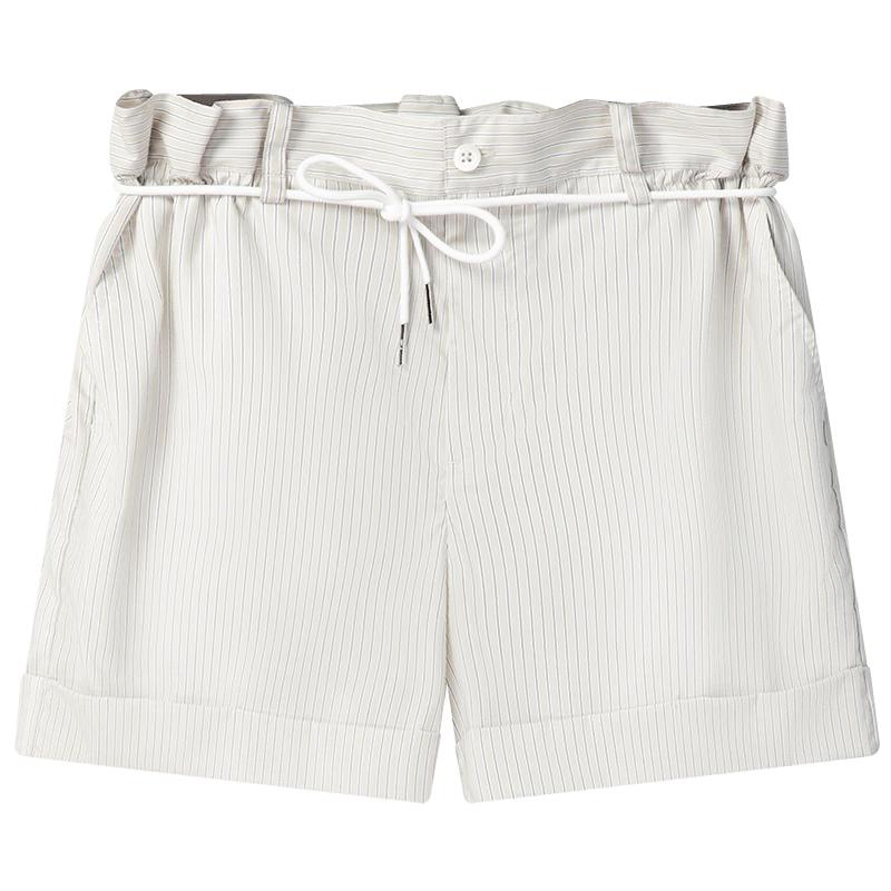 FILA Women s Striped Woven Casual Shorts M