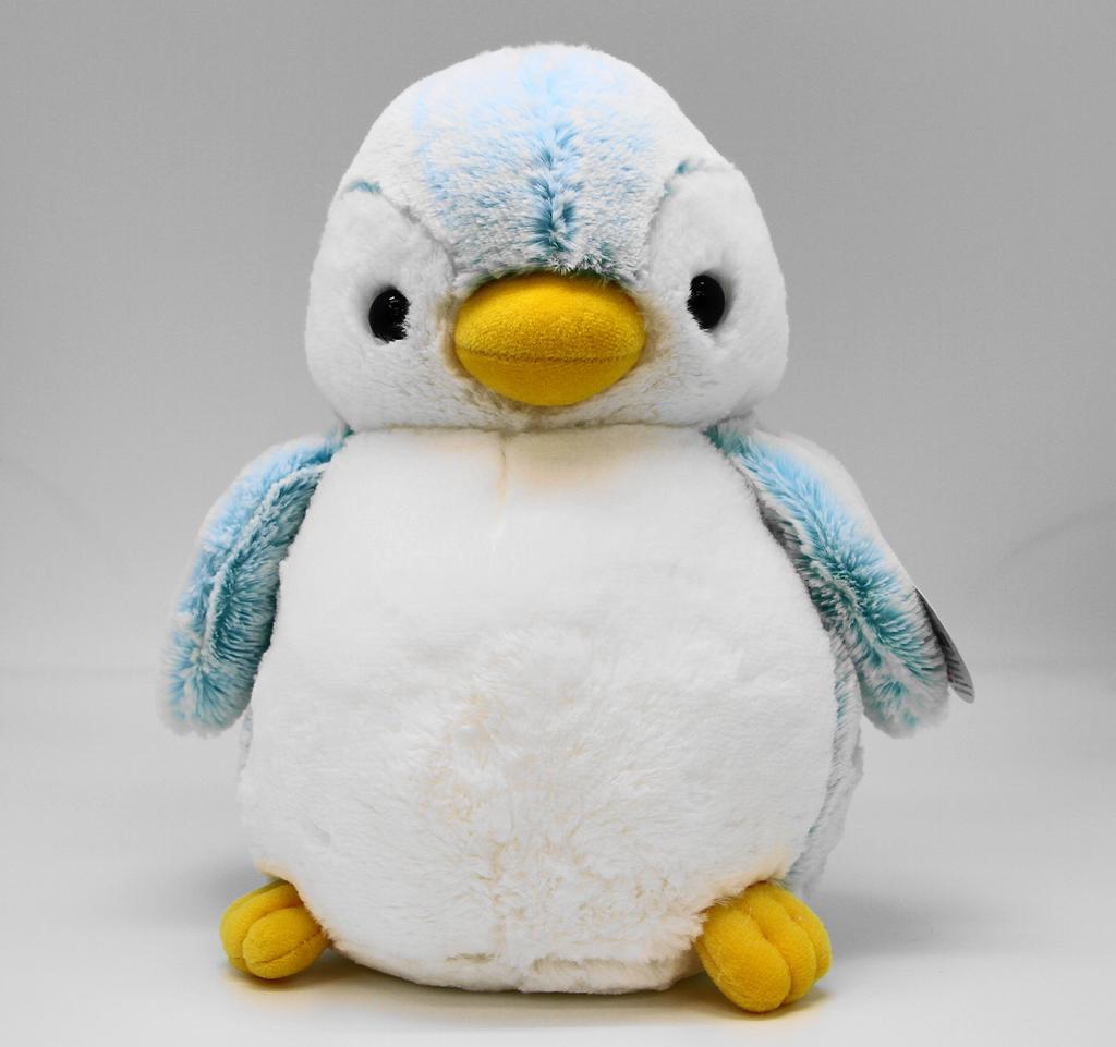 Aurora World Powder Kids Penguin Plush Toy, Medium, Light Blue