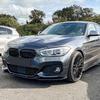 For BMW F20 F21 Maxton Style Front Bumper Lip Splitter Spoiler 1 Series 118i 118d 120i 120d M135i M140i M-Pack 2015-2019 Tuning