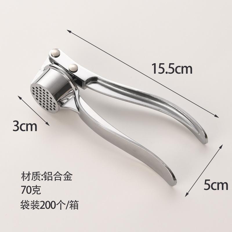 Manual Garlic Press, Stainless Steel Manual Garlic Press, Garlic Puree Machine, Garlic Crusher, Garlic Puree Tool