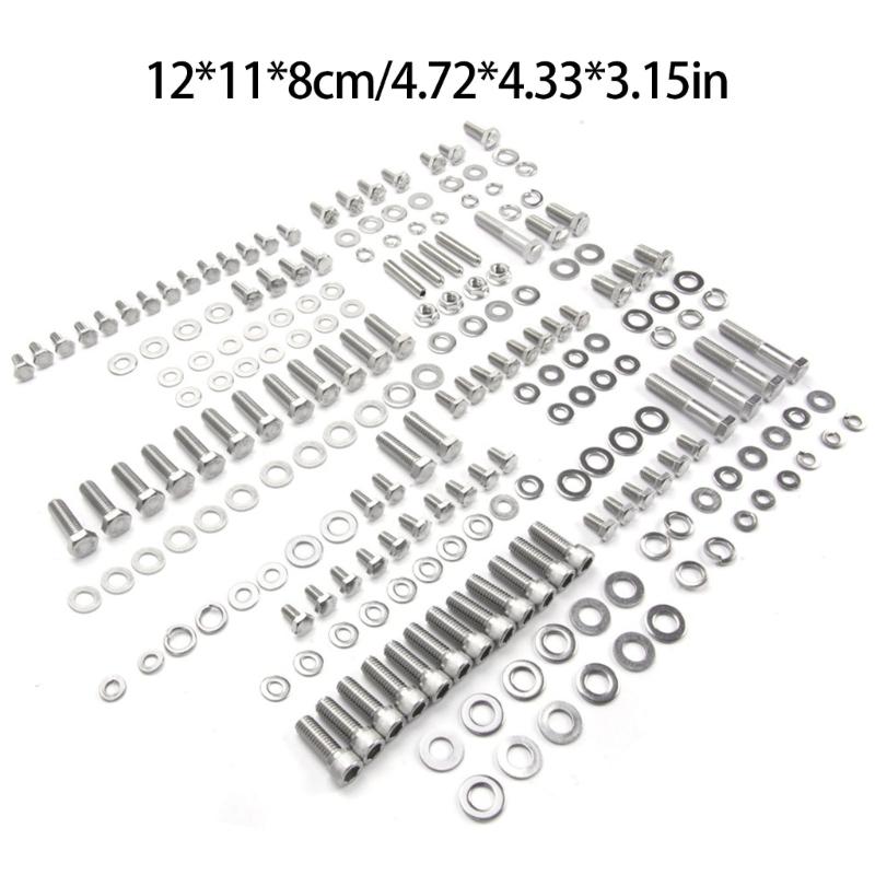 304 Stainless Steel Bolts with 265 283 302 305 307 327 350 Engines