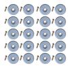 Pack Of 20 Reusable Furniture Sliders With Screws for Wood Floor Chair Leg Protectors Scratch Noise Reductions Glides