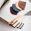 Elegant Student PU Leather Handcrafted Corner Page Marker Bookmarks Teacher Gift Reading Marker