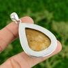 Daughters Day Deal Natural Fossil Coral Sterling Silver Handmade Trendy Pendant