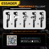 Essager Q09 Handheld Gimbal Wireless Bluetooth Led Selfie Stick Gimbal Stabilizer Tripod For Iphone Cell Phone Smartphone Gimble