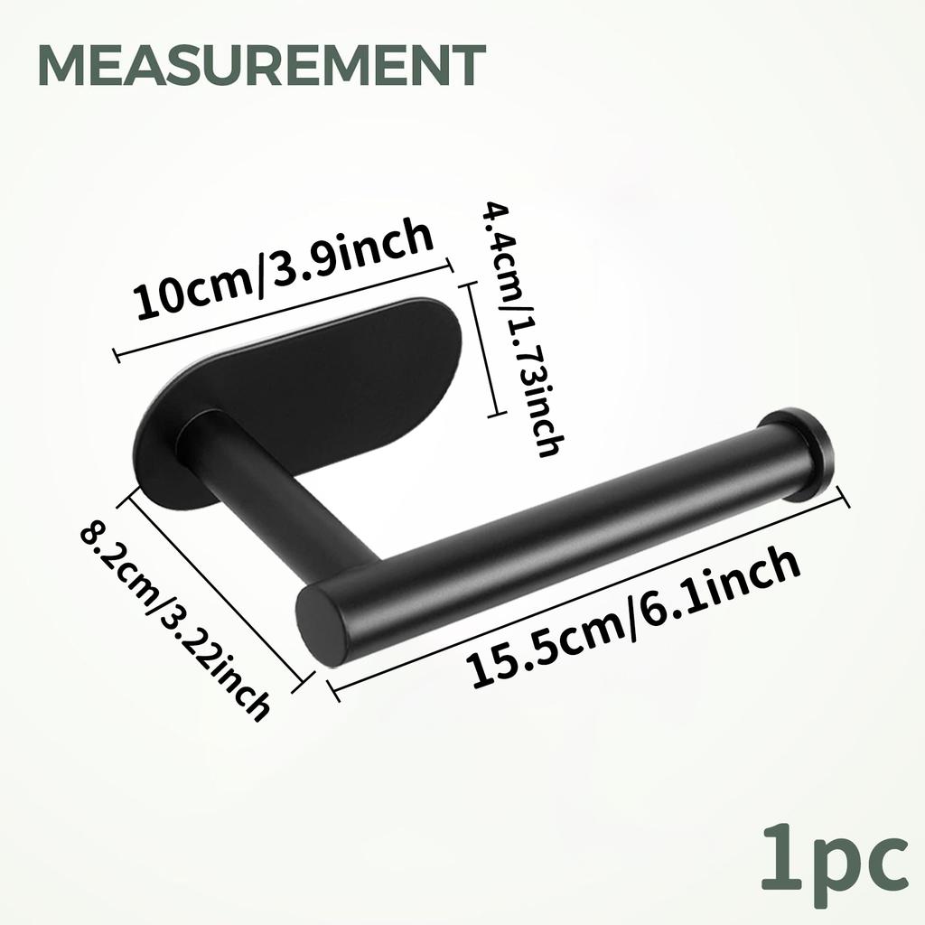Adhesive Toilet Paper Holder Kitchen Roll Towel Rack Napkin Dispenser Absorbent Stand Tissue Hanger Bathroom Accessories